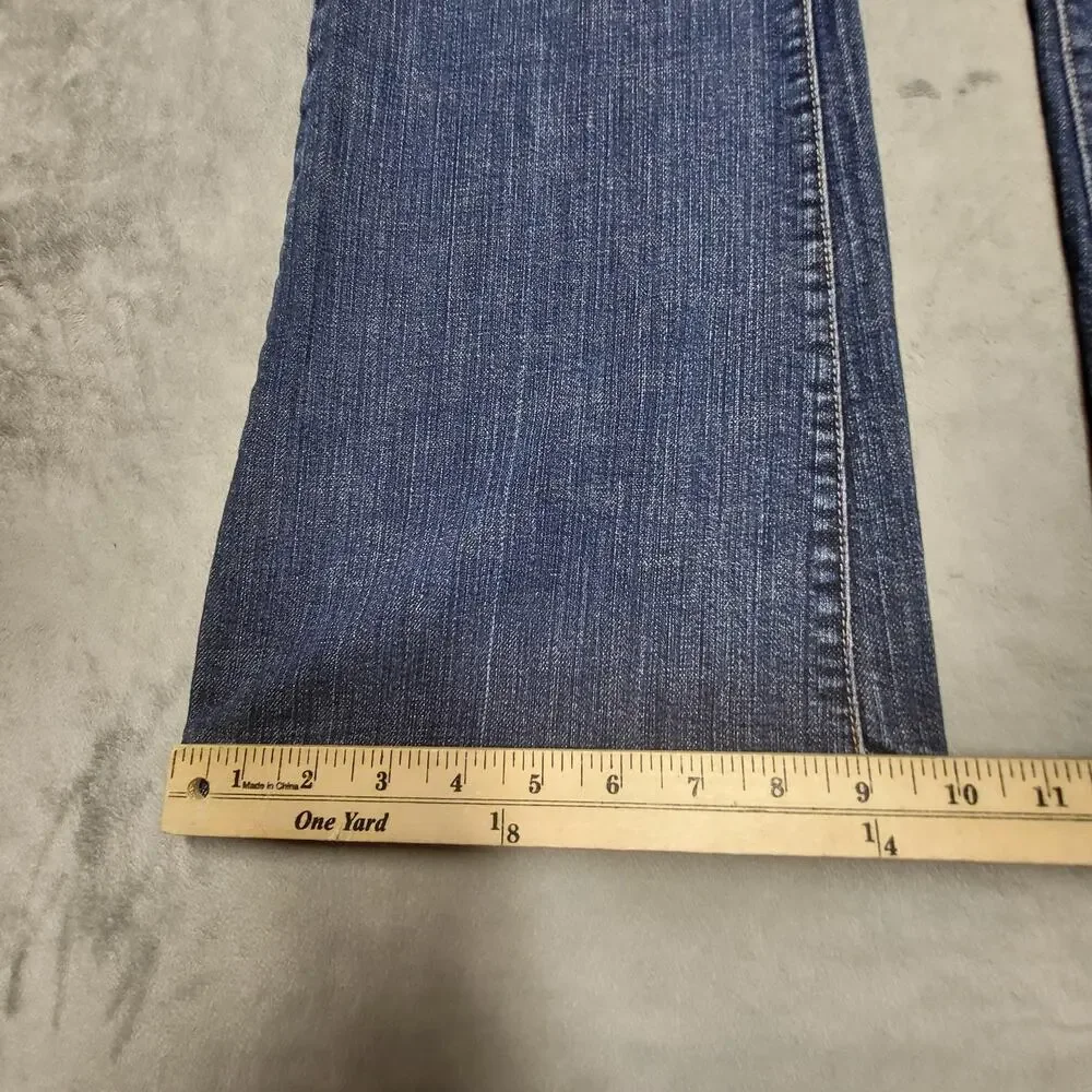 Old Navy The Sweetheart Jeans Womens 12 Tall Blue Flared Mid-Rise 5-Pocket